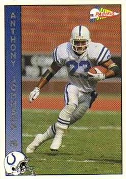 1992 Pacific #125 Anthony Johnson Front