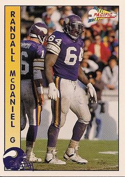1992 Pacific #182 Randall McDaniel Front
