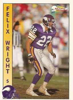 1992 Pacific #185 Felix Wright Front