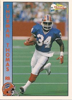 1992 Pacific #22 Thurman Thomas Front