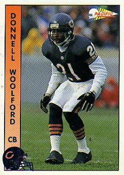 1992 Pacific #34 Donnell Woolford Front