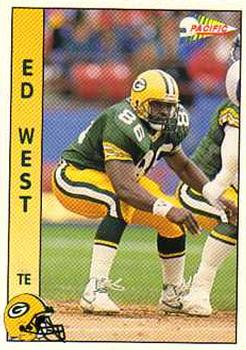 1992 Pacific #420 Ed West Front
