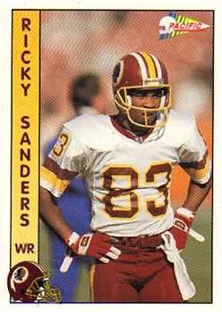 1992 Pacific #638 Ricky Sanders Front