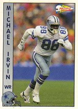 1992 Pacific #65 Michael Irvin Front