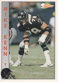 1992 Pacific #6 Mike Kenn Front