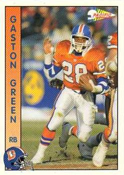 1992 Pacific #76 Gaston Green Front