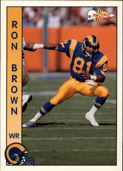 1992 Pacific #161 Ron Brown Front