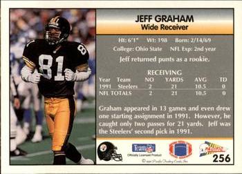 1992 Pacific #256 Jeff Graham Back