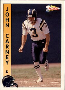 1992 Pacific #267 John Carney Front