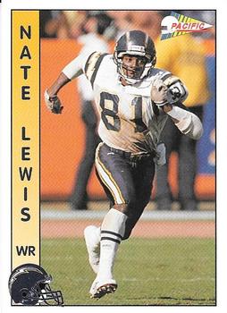 1992 Pacific #269 Nate Lewis Front