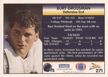 1992 Pacific #271 Burt Grossman Back