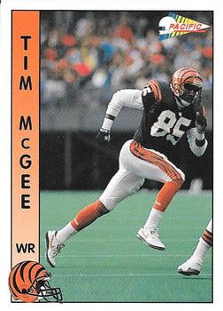 1992 Pacific #374 Tim McGee Front