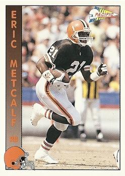 1992 Pacific #380 Eric Metcalf Front
