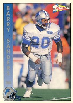 1992 Pacific #417 Barry Sanders Front