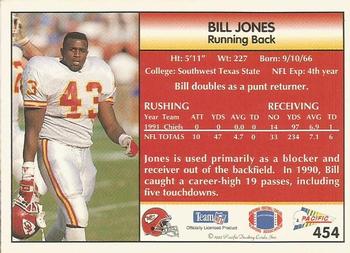 1992 Pacific #454 Bill Jones Back