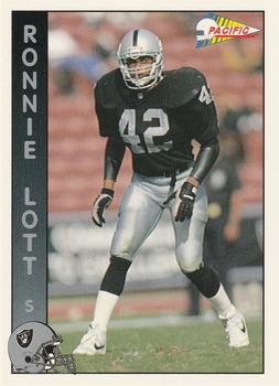 1992 Pacific #468 Ronnie Lott Front