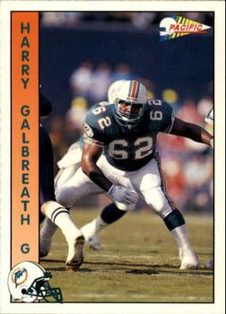 1992 Pacific #490 Harry Galbreath Front
