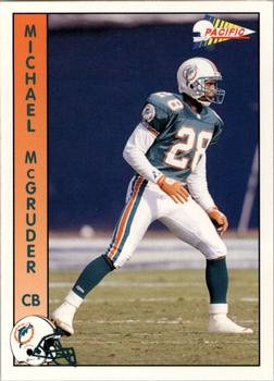 1992 Pacific #491 Michael McGruder Front