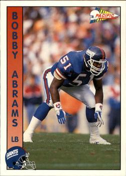 1992 Pacific #542 Bobby Abrams Front