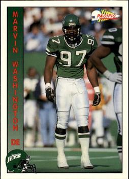 1992 Pacific #549 Marvin Washington Front