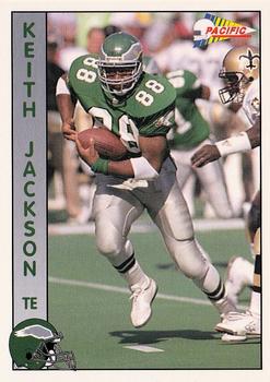 1992 Pacific #563 Keith Jackson Front