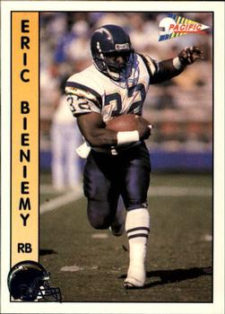 1992 Pacific #594 Eric Bieniemy Front
