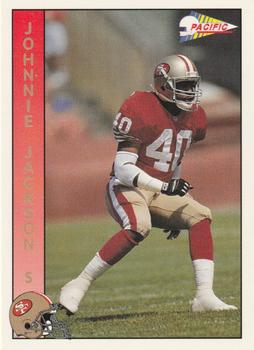 1992 Pacific #613 Johnnie Jackson Front