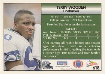 1992 Pacific #618 Terry Wooden Back
