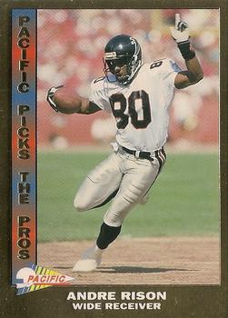 1992 Pacific - Pacific Picks the Pros Gold #25 Andre Rison Front