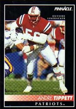 1992 Pinnacle #113 Andre Tippett Front