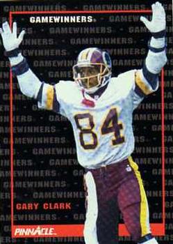 1992 Pinnacle #344 Gary Clark Front