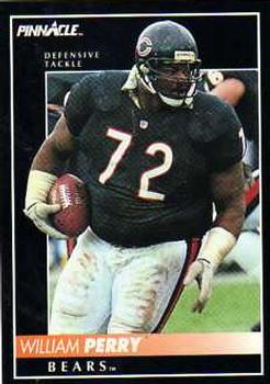1992 Pinnacle #47 William Perry Front
