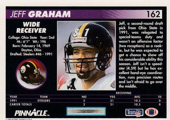 1992 Pinnacle #162 Jeff Graham Back