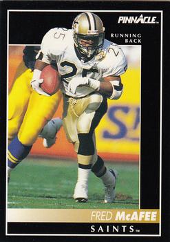 1992 Pinnacle #274 Fred McAfee Front