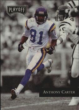 1992 Playoff #14 Anthony Carter Front
