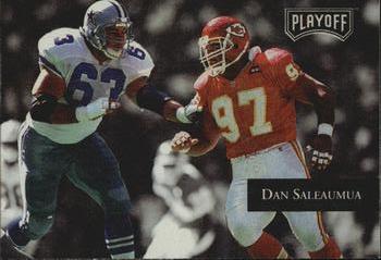 1992 Playoff #30 Dan Saleaumua Front