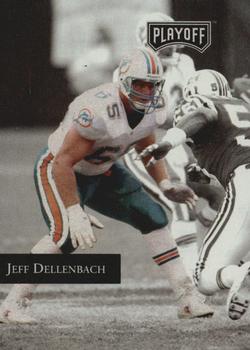1992 Playoff #36 Jeff Dellenbach Front