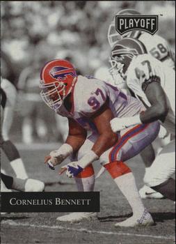 1992 Playoff #75 Cornelius Bennett Front