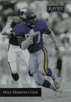 1992 Playoff #76 Mike Merriweather Front