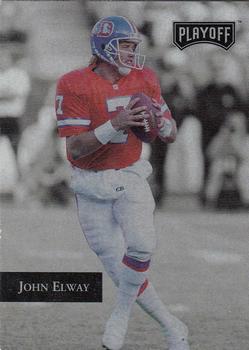 1992 Playoff #77 John Elway Front