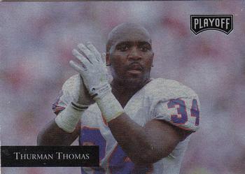 1992 Playoff #99 Thurman Thomas Front
