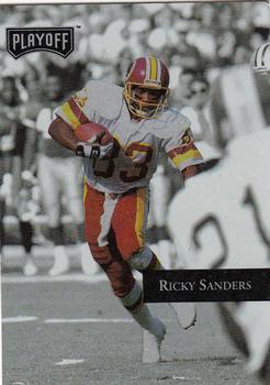1992 Playoff #109 Ricky Sanders Front