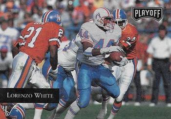 1992 Playoff #123 Lorenzo White Front