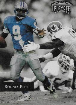 1992 Playoff #145 Rodney Peete Front