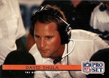 1992 Pro Set #135 David Shula Front