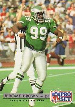 1992 Pro Set #280 Jerome Brown Front