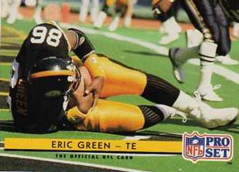 1992 Pro Set #300 Eric Green Front