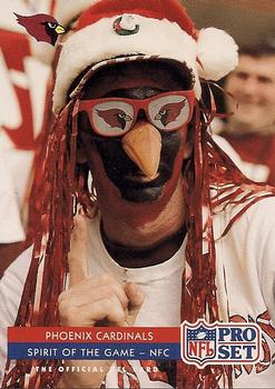 1992 Pro Set #371 Phoenix Cardinals Front