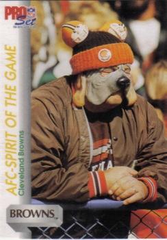 1992 Pro Set #682 Cleveland Browns Front
