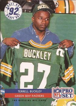 1992 Pro Set #28 Terrell Buckley Front